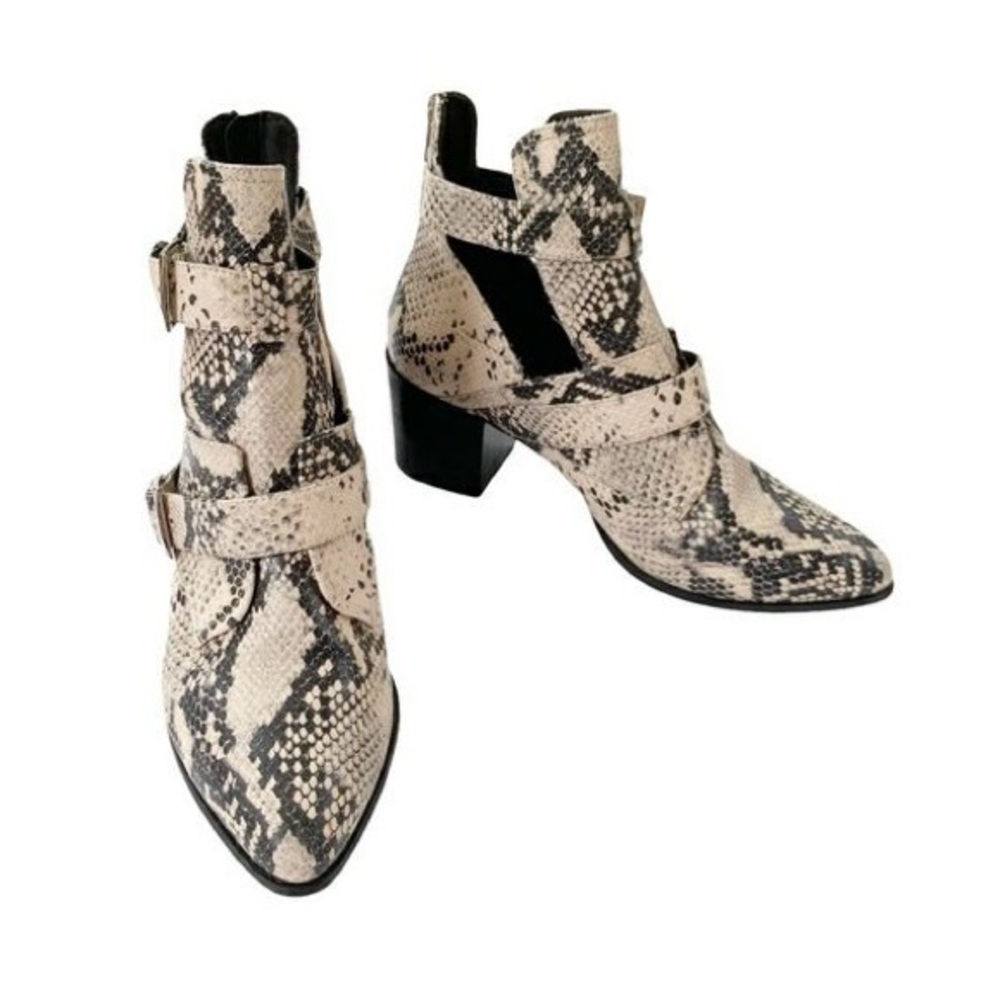 Steve Madden Snakeskin Ankle Boot